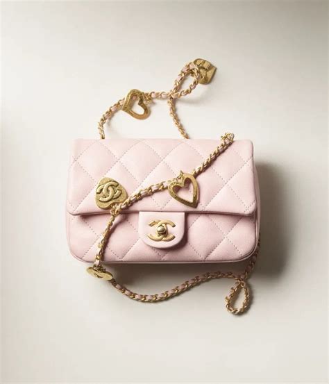 chanel mini flap patent pink|chanel handbags.